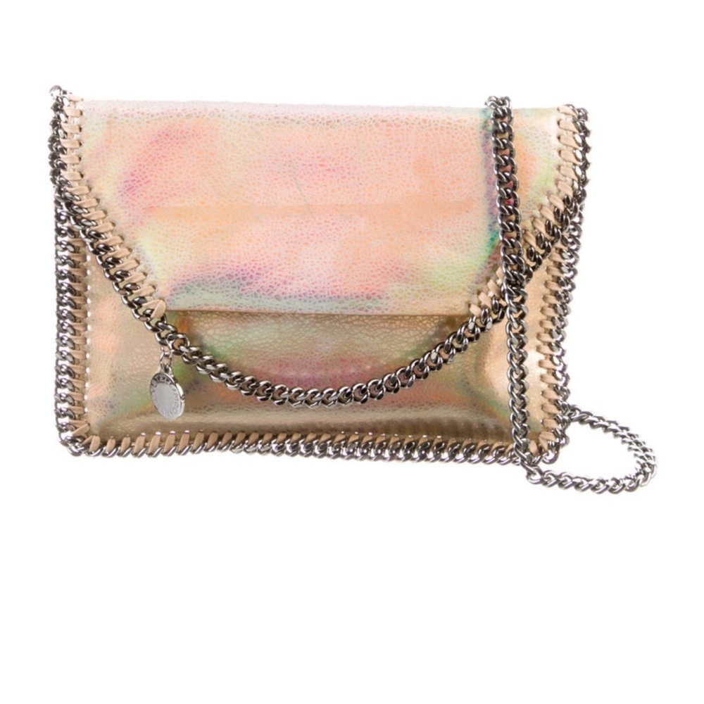 Stella McCartney Iridescent Chain Clutch
